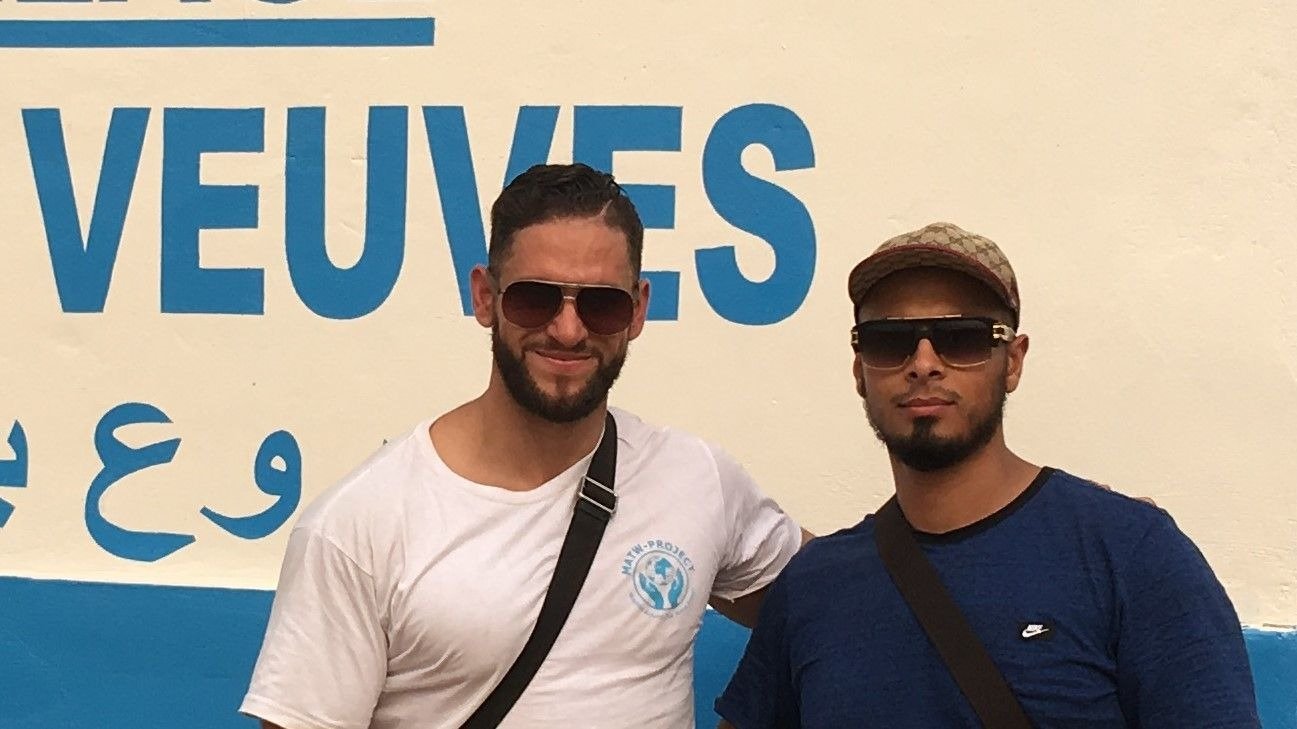 Mahmoud Ismail with Ali Banat